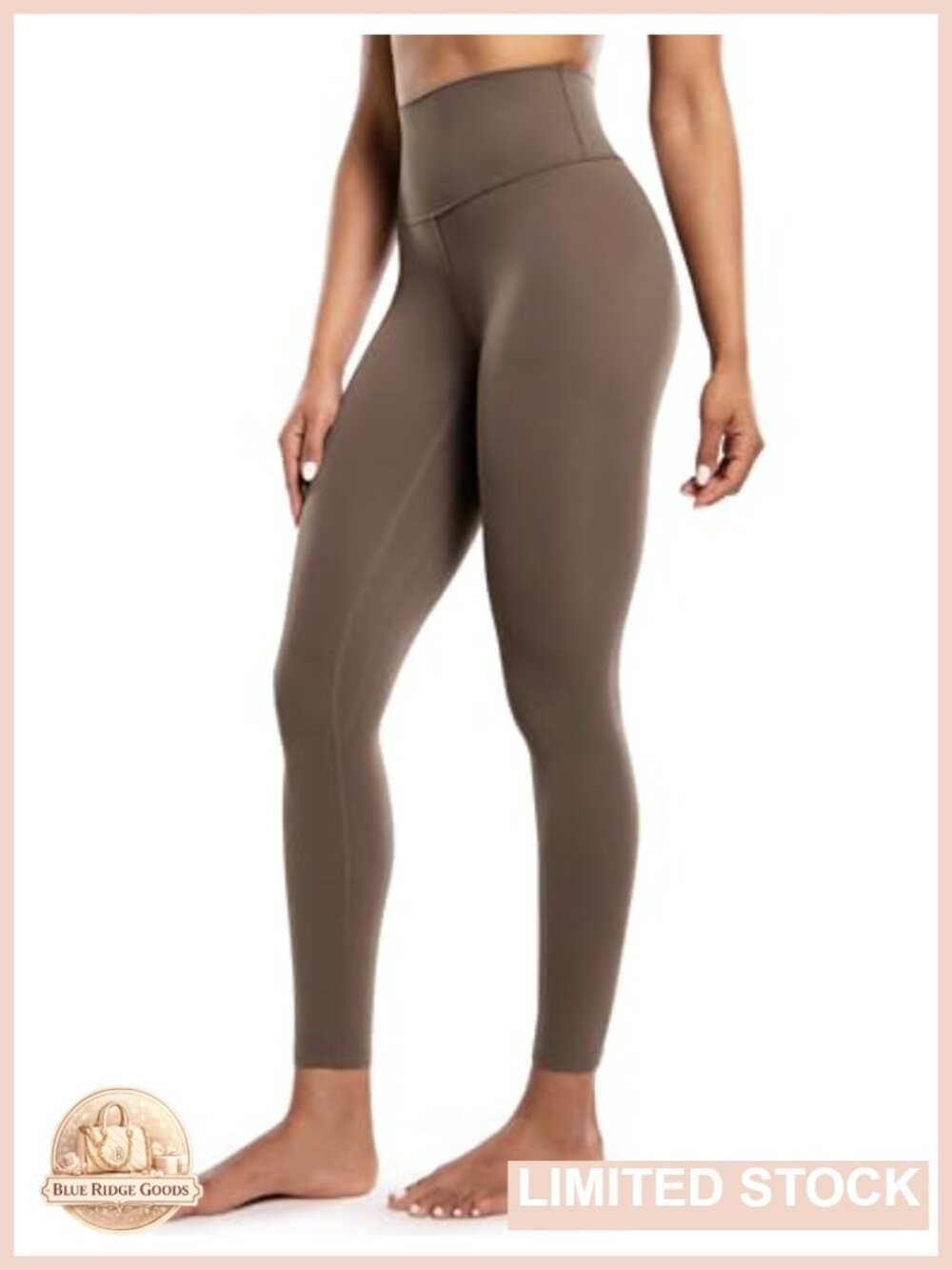 Creamluxe High Waist Yoga Leggings 4-Way Stretch Tummy Control Workout Pants